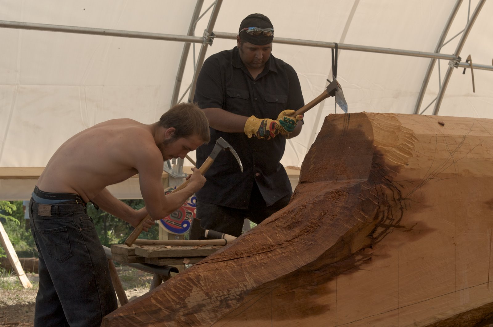 Yukon River Canoe Project 2009 Blog | Northwest Coast Archaeology