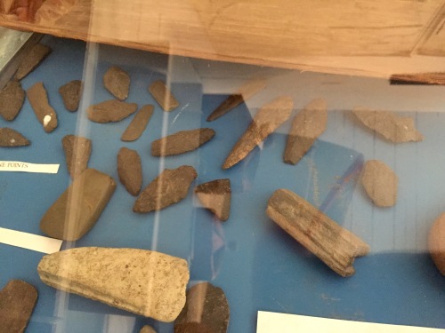 Mayne Island Museum projectile points.